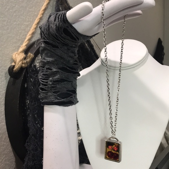 Classic Hardware “Lucky Cherries” Necklace - Picture 5 of 8